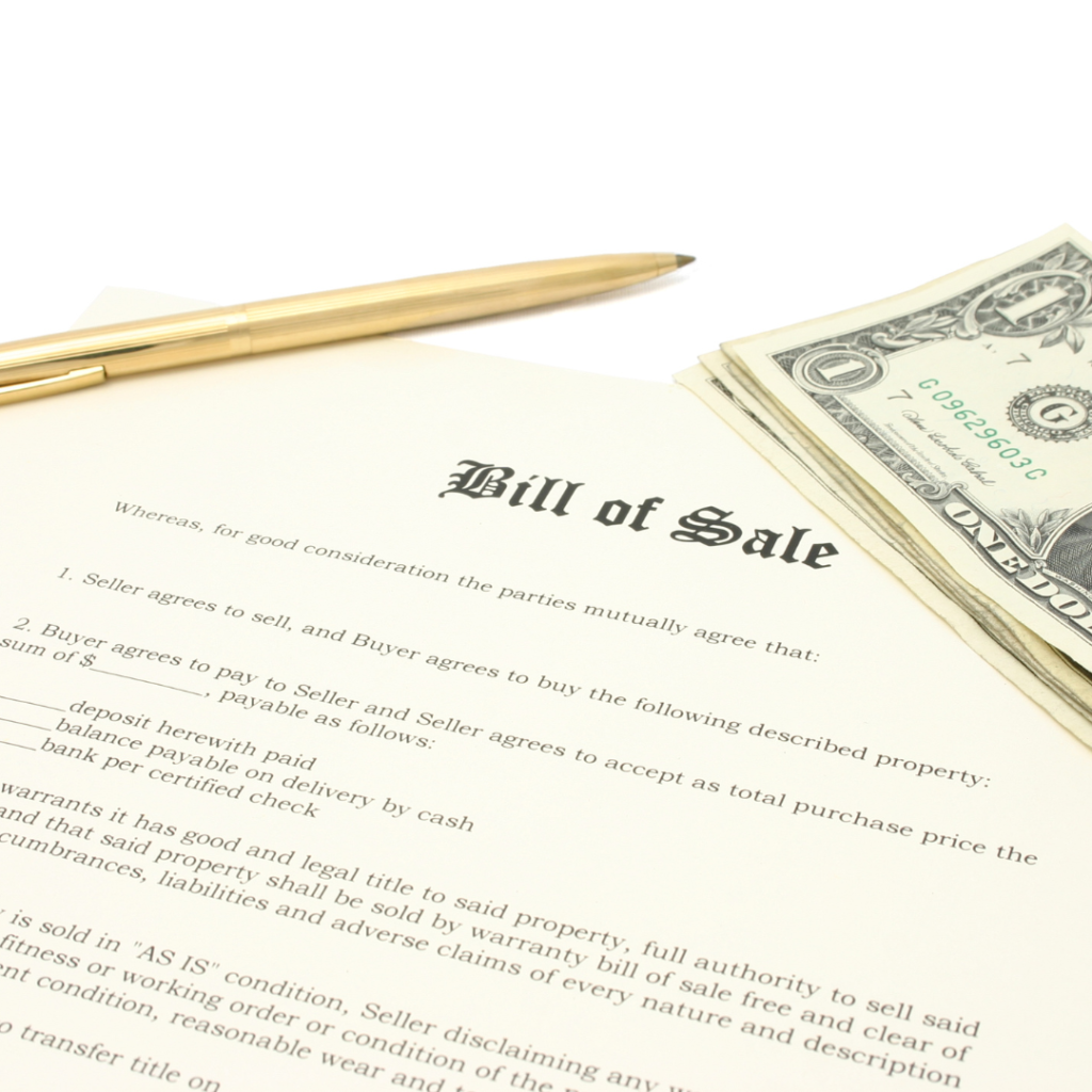 Exploring the Different Types of Bill of Sale and When to Use Them